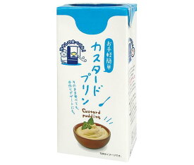 九州乳業 パックデザート カスタードプリン 1050ml紙パック×6本入×(2ケース)｜ 送料無料 紙パック プリン カスタード