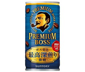 サントリー PREMIUM BOSS(プレミアムボス) 微糖 185g缶×30本入×(2ケース)｜ 送料無料 boss 微糖 缶コーヒー 珈琲 コーヒー