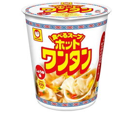 東洋水産 マルちゃん ホットワンタン しょうゆ味 46g×12個入｜ 送料無料 インスタント食品 スープ 即席 カップ