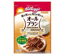 ケロッグ オールブラン ブランリッチ 250g×6入｜ 送料無料 健康 朝食 フレーク 小麦
