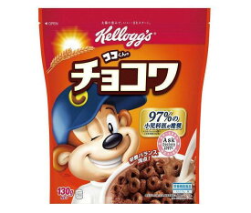 ケロッグ ココくんのチョコワ 130g×6袋入×(2ケース)｜ 送料無料 一般食品 シリアル 栄養機能食品 鉄 カルシウム