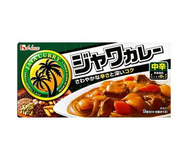 ハウス食品 ジャワカレー 中辛 185g×10個入×(2ケース)｜ 送料無料 調味料、カレー ルウ