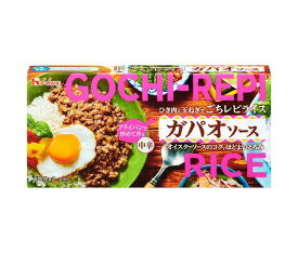 ハウス食品 ごちレピ ライス ガパオソース 140g×10個入×(2ケース)｜ 送料無料 調味料 ルウ ガパオライス 中辛