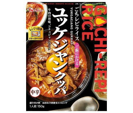 ハウス食品 ごちレピライス ユッケジャンクッパ 150g×10箱入｜ 送料無料 調味料 中辛 ご飯にかける