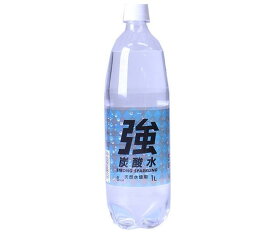 友桝飲料 強炭酸水(K) 1Lペットボトル×15本入×(2ケース)｜ 送料無料 炭酸飲料 炭酸水 ソーダ PET 割り材 プレーン