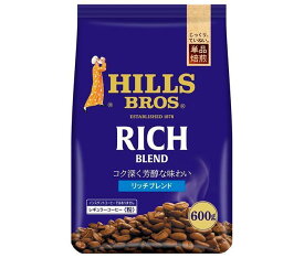 日本ヒルスコーヒー ヒルス リッチブレンド(粉) 600g袋×12袋入｜ 送料無料 ドリップ ブレンド コーヒー ドリップコーヒー