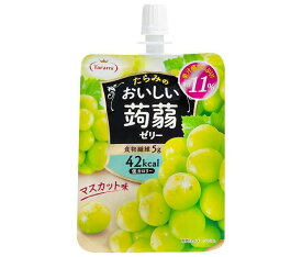 たらみ おいしい蒟蒻ゼリー マスカット味 150gパウチ×30本入×(2ケース)｜ 送料無料 ゼリー飲料 こんにゃく マスカット パウチ 低カロリー