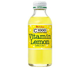 ハウスウェルネスフーズ C1000 ビタミンレモン 140ml瓶×30本入×(2ケース)｜ 送料無料 炭酸飲料 ビタミン補給 瓶 レモン