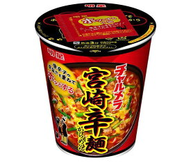 明星食品 チャルメラカップ 宮崎辛麺 67g×12個入｜ 送料無料 インスタント食品 即席 カップめん ラーメン 麺