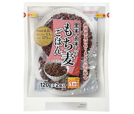 越後製菓 黒米・玄米入り もち麦ごはん 240g(120g×2食)×6個入×(2ケース)｜ 送料無料 一般食品 レンジ レトルト パックご飯 ごはん 食物繊維