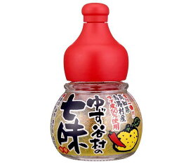 加藤美蜂園 ゆず谷村 ゆず七味 15g×6本入｜ 送料無料 一般食品 調味料 高知県馬路村 ガラス容器 柚子