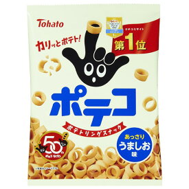 東ハト ポテコ うましお味 70g×12個入｜ 送料無料 お菓子 スナック菓子 塩味