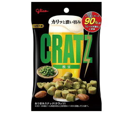 江崎グリコ クラッツ 枝豆 42g×10袋入×(2ケース)｜ 送料無料 お菓子 スナック菓子 袋