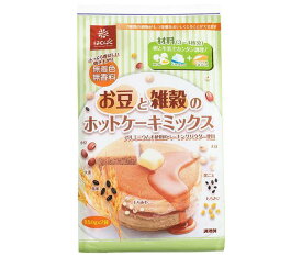 はくばく お豆と雑穀のホットケーキミックス 300g×6袋入｜ 送料無料 菓子材料 ホットケーキ パンケーキ