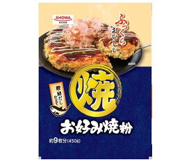 昭和産業 お好み焼粉 450g×12袋入×(2ケース)｜ 送料無料 ミックス粉 お好み焼 粉 ミックス