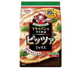 昭和産業 (SHOWA) フライパンでつくれるピッツァミックス 400g(200g×2袋)×6袋入｜ 送料無料 ミックス粉 ピザ 粉 生地ミックス