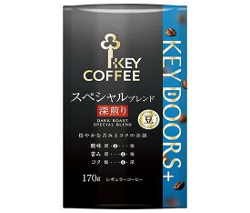 キーコーヒー LP KEY DOORS＋ スペシャルブレンド 深煎り(豆) 170g×6袋入×(2ケース)｜ 送料無料 レギュラーコーヒー 珈琲 ライブパック