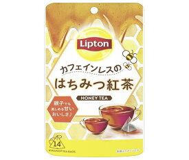 リプトン カフェインレスのはちみつ紅茶 14P×6個入｜ 送料無料 インスタント ティーバッグ 紅茶 ノンカフェイン