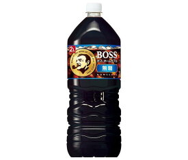 サントリー BOSS(ボス) ホームカフェ 無糖 2Lペットボトル×6本入｜ 送料無料 珈琲 コーヒー ボトルコーヒー ブラック PET