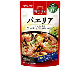 モランボン 地中海風パエリア 550g×10袋入｜ 送料無料 調味料 ストレート パエリア用スープ