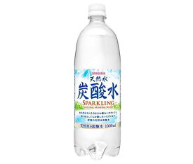 サンガリア 伊賀の天然水 炭酸水 1Lペットボトル×12本入｜ 送料無料 炭酸水 炭酸 ソーダ 割り材 天然水 スパークリング