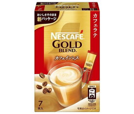 ネスレ日本 ネスカフェ ゴールドブレンド カフェインレス スティックコーヒー ミックスタイプ (7g×7P)×24箱入｜ 送料無料 嗜好品 コーヒー類 スティックコーヒー インスタント 粉末 箱