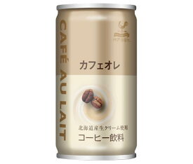 富永貿易 神戸居留地 カフェオレ 185g缶×30本入｜ 送料無料 缶コーヒー 珈琲