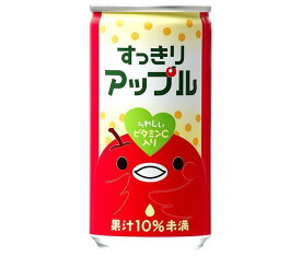 富永貿易 神戸居留地 すっきりアップル 185g缶×30本入｜ 送料無料 果実飲料 アップル 缶