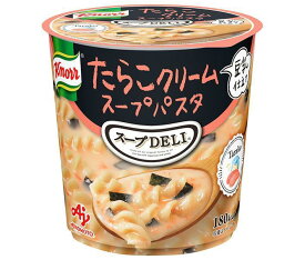 味の素 クノール スープDELI たらこクリームスープパスタ(豆乳仕立て)(容器入り) 44.2g×12(6×2)個入｜ 送料無料 インスタント食品 スープデリ ポタージュ 即席