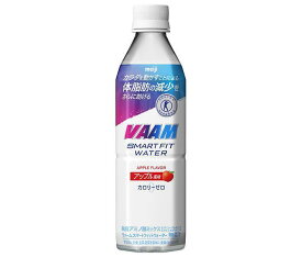 明治 VAAM(ヴァーム) スマートフィットウォーター アップル風味【特定保健用食品 特保】 500mlペットボトル×24本入×(2ケース)｜ 送料無料 スポーツドリンク カロリーゼロ トクホ 熱中症対策 meiji