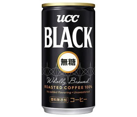 UCC BLACK(ブラック)無糖 185g缶×30本入×(2ケース)｜ 送料無料 ucc ブラック無糖 BLACK無糖