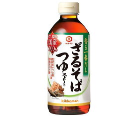 キッコーマン 香る一番だし ざるそばつゆ 500mlペットボトル×12本入｜ 送料無料 調味料 つゆ めんつゆ