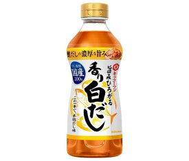 キッコーマン 旨みひろがる 香り白だし 500mlペットボトル×12本入｜ 送料無料 一般食品 調味料 だし つゆ