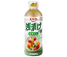 エバラ食品 浅漬けの素 昆布だし 500mlペットボトル×12本入×(2ケース)｜ 送料無料 料理の素 浅漬けの素 素