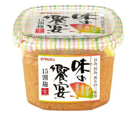 マルサンアイ 味の饗宴 15割麹生 750g×6個入×(2ケース)｜ 送料無料 調味料 みそ