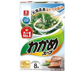理研ビタミン わかめスープ わくわくファミリーパック 8袋入 (5.3g×8袋)×6箱入×(2ケース)｜ 送料無料 インスタント食品 スープ 即席
