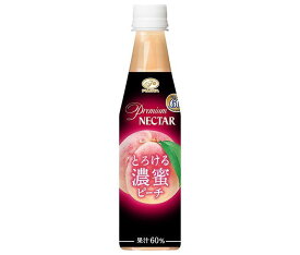 不二家 プレミアムネクター 320mlペットボトル×24本入｜ 送料無料 果実飲料 ピーチ ペットボトル