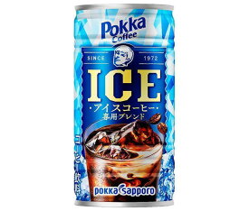 ポッカサッポロ ポッカコーヒー アイス 185g缶×30本入｜ 送料無料 缶コーヒー 珈琲 Pokka コーヒー ミルク入り