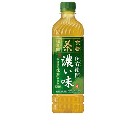 サントリー 伊右衛門(いえもん) 濃い味【手売り用】【機能性表示食品】 600mlペットボトル×24本入｜ 送料無料 お茶 清涼飲料 いえもん