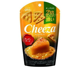 江崎グリコ 生チーズのチーザ チェダーチーズ 36g×10袋入｜ 送料無料 チーズ おやつ スナック菓子 おつまみ