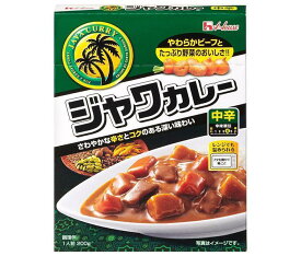 ハウス食品 レトルトジャワカレー 中辛 200g×30個入｜ 送料無料 一般食品 カレー レトルト 中辛