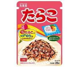 丸美屋 ふりかけ たらこ 25g×10袋入｜ 送料無料 一般食品 調味料 ふりかけ チャック