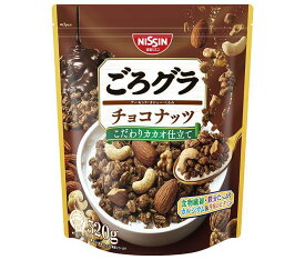 日清シスコ ごろグラ チョコナッツ 320g×6袋入｜ 送料無料 一般食品 健康食品 シリアル 袋