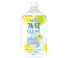 ミツカン フルーティスCLEAR シトラス ストレート 1000mlペットボトル×6本入×(2ケース)｜ 送料無料 酢 ミツカン 酢 ドリンク 飲むお酢 飲む酢 ストレート