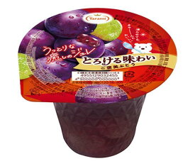 たらみ とろける味わい ご褒美ぶどう 200g×24(6×4)個入｜ 送料無料 ゼリー グレープ フルーツ お菓子 おやつ