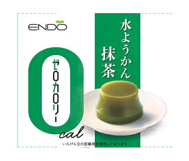 遠藤製餡 ゼロカロリー 水ようかん 抹茶 90g×24個入｜ 送料無料 和菓子 水羊羹 餡子 カロリーゼロ