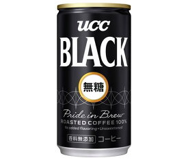 UCC BLACK(ブラック)無糖 185g缶×30本入｜ 送料無料 ucc ブラック無糖 BLACK無糖