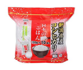 越後製菓 日本のごはん (120g×10食)×6袋入×(2ケース)｜ 送料無料 レトルトご飯 ごはん レトルト ご飯 米 新潟県産