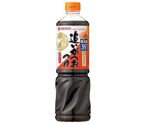 ミツカン 追いがつおつゆ2倍 1Lペットボトル×12本入×(2ケース)| 送料無料 調味料 だし つゆ かつおだし 出汁