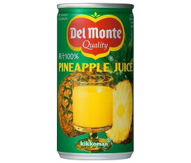 デルモンテ パイナップルジュース 190g缶×30本入｜ 送料無料 パイナップルジュース パイナップル 果汁100 ジュース